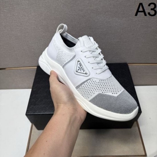 2025FW Men's Casual Shoes PRADA New Limited Quantity Sale! First come first served