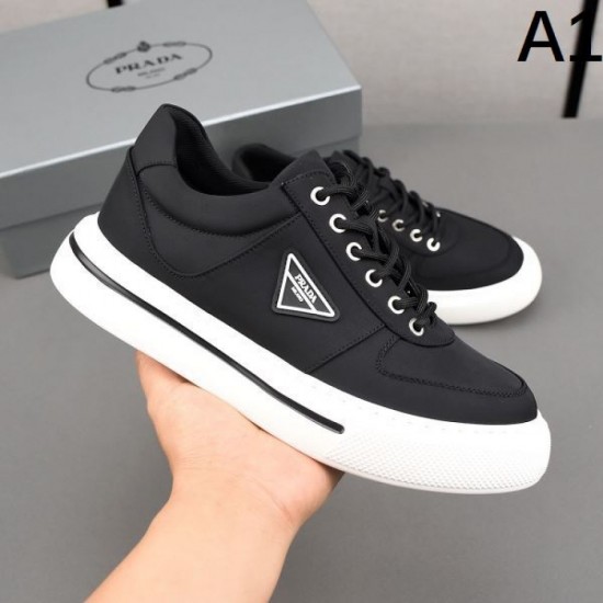 2025FW Men's Casual Shoes PRADA Make a difference with trendy and popular brands
