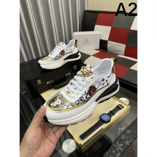 2025FW Men's Casual Shoes VERSACE Great presence! Featured style