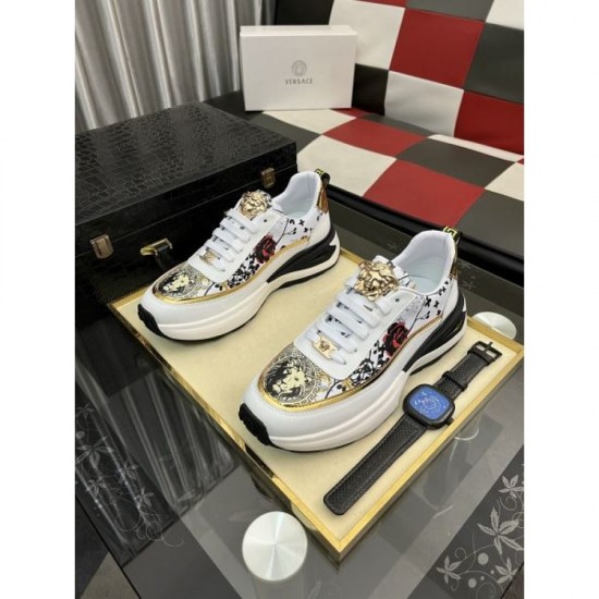 2025FW Men's Casual Shoes VERSACE Great presence! Featured style