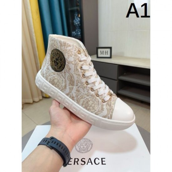 2025FW Men's Casual Shoes VERSACE Super popular beautiful items are on sale!