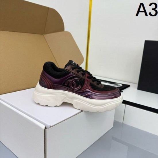 2025FW CHANEL Autumn/Winter Casual Shoes with Sophisticated Checks