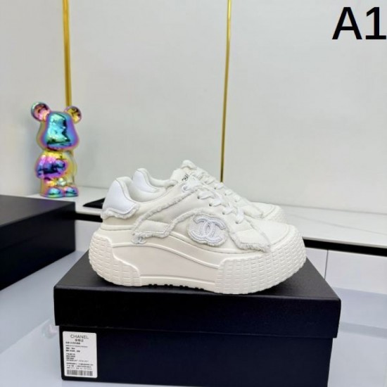 2025FW CHANEL casual shoes for adults and fashion