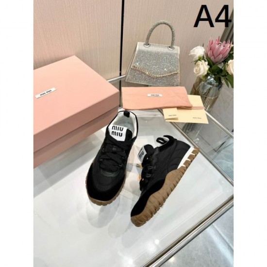2025SS MIU MIU Miu Miu New Arrivals Casual Shoes for Women 2025SS MIU MIU Miu Miu New Arrivals Casual Shoes for Women