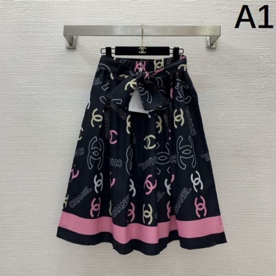 2025SS Long Skirt CHANEL Chanel Simple with excellent variety 2025SS Long Skirt CHANEL Chanel Simple with excellent variety