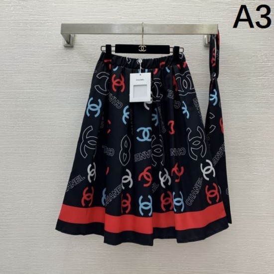 2025SS Long Skirt CHANEL Chanel Simple with excellent variety 2025SS Long Skirt CHANEL Chanel Simple with excellent variety