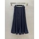 2025SS Long Skirt DIOR Dior Continuing Popular Items 2025SS Long Skirt DIOR Dior Continuing Popular Items