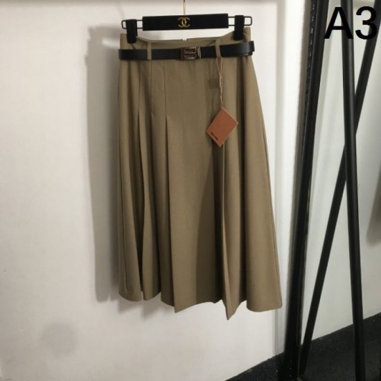 2025SS Pleated Skirt MIU MIU Miu Miu Explosive Popularity this season 2025SS Pleated Skirt MIU MIU Miu Miu Explosive Popularity this season