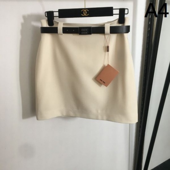 2025SS Skirt MIU MIU Miu Miu Half Price Sale Difficult 2025SS Skirt MIU MIU Miu Miu Half Price Sale Difficult