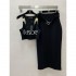 2025SS Top and Bottom Set VERSACE Casual Reversal Charm