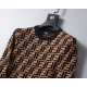 2025 Fall/Winter Sweater FENDI Fendi Comfortable Model with a Focus on Loose Feel