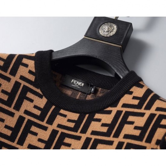 2025 Fall/Winter Sweater FENDI Fendi Comfortable Model with a Focus on Loose Feel