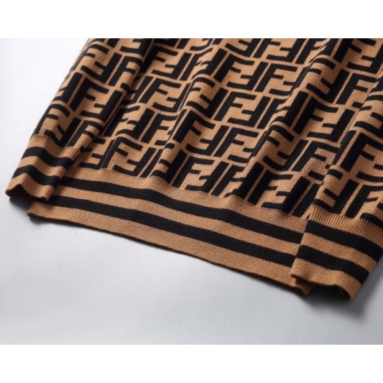 2025 Fall/Winter Sweater FENDI Fendi Comfortable Model with a Focus on Loose Feel