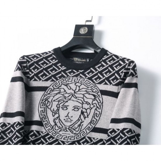 2025 Fall/Winter Sweater VERSACE Versace A very popular model with a trendy feel 2025 Fall/Winter Sweater VERSACE Versace A very popular model with a trendy feel