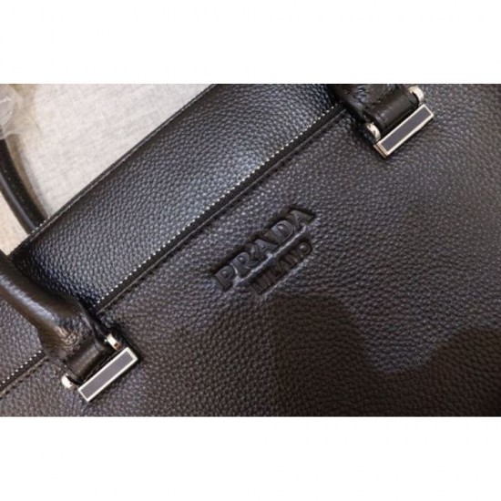 2025FW Briefcase PRADA Prada High-quality briefcase made from high-quality leather with outstanding presence
