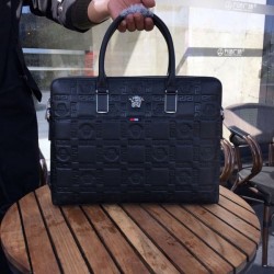 2025FW Briefcase VERSACE Versace Extremely Popular New Luxury Briefcase