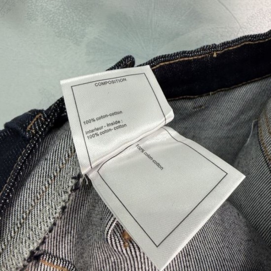 CHANEL Denim Pants 2025 New Autumn/Winter Featured Autumn/Winter Featured Model by Many Users CHANEL Denim Pants 2025 New Autumn/Winter Featured Autumn/Winter Featured Model by Many Users