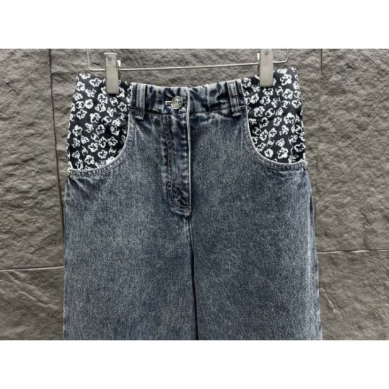 CHANEL Denim Pants 2025 New Autumn/Winter Recommended model for daily use CHANEL Denim Pants 2025 New Autumn/Winter Recommended model for daily use