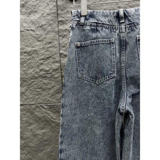 CHANEL Denim Pants 2025 New Autumn/Winter Recommended model for daily use CHANEL Denim Pants 2025 New Autumn/Winter Recommended model for daily use