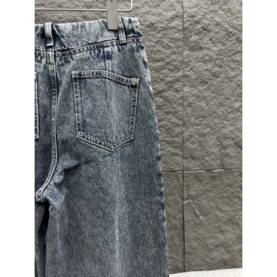 CHANEL Denim Pants 2025 New Autumn/Winter Recommended model for daily use CHANEL Denim Pants 2025 New Autumn/Winter Recommended model for daily use