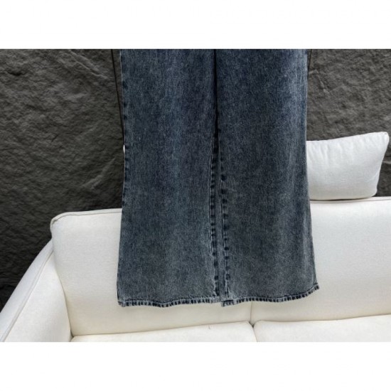 CHANEL Denim Pants 2025 New Autumn/Winter Recommended model for daily use CHANEL Denim Pants 2025 New Autumn/Winter Recommended model for daily use