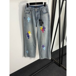 2025FW Jeans CHROME HEARTS Chrome Hearts The latest trends that are extremely popular