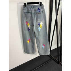 2025FW Jeans CHROME HEARTS Chrome Hearts The latest trends that are extremely popular