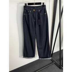 2025FW Jeans LOUIS VUITTON Louis Vuitton Fashionable style with a relaxed feel