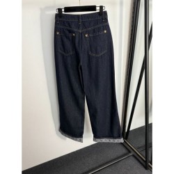2025FW Jeans LOUIS VUITTON Louis Vuitton Fashionable style with a relaxed feel
