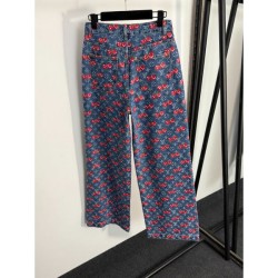 2025FW Jeans LOUIS VUITTON Louis Vuitton Popular model for this season's must-buy