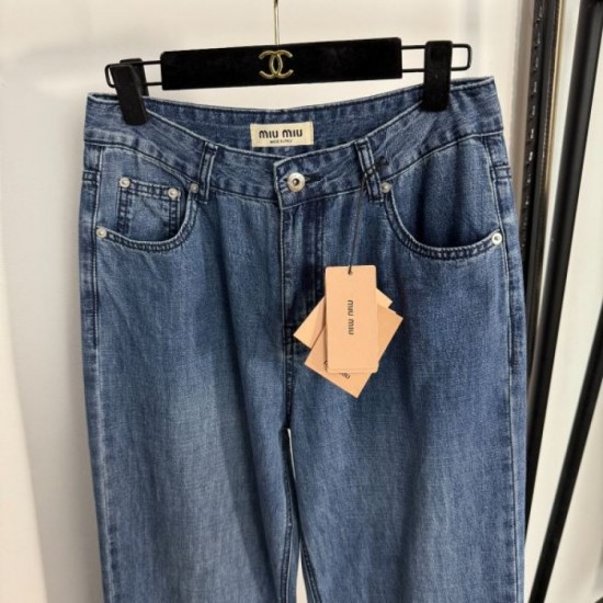 2025FW Jeans MIU MIU Miu Simple yet outstanding