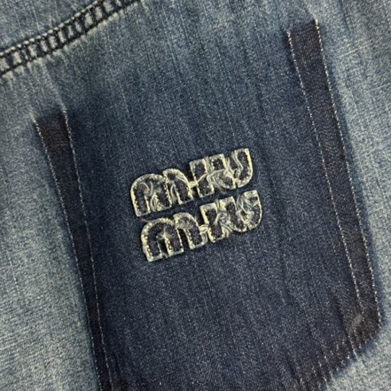 2025FW Jeans MIU MIU Miu Simple yet outstanding