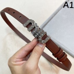 2025FW Beautiful Line Belt MIU MIU Miu Miu Popular Beautiful Line This season's newest products Luxury
