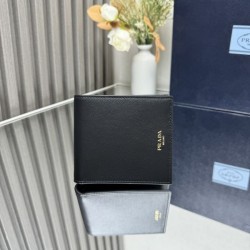 2025SS Popular Sale 100% Brand New PRADA Prada Bifold Wallet