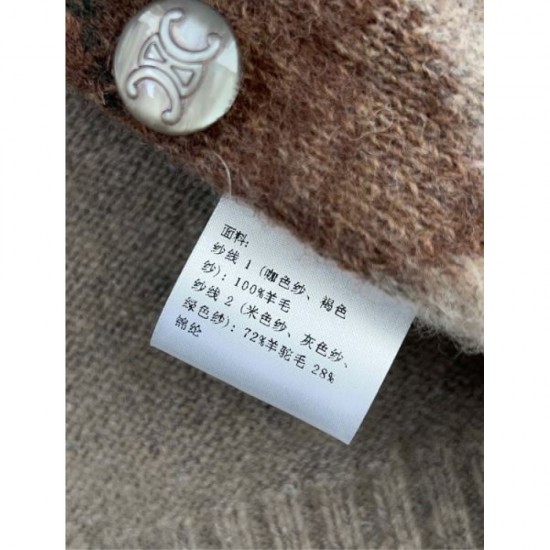 2025FW Cardigan CELINE New limited edition Stylish colors for a gorgeous outfit