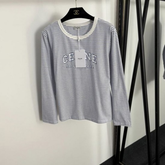 2025FW Long Sleeve T-Shirt CELINE New Trend Coordination A must-see for stylish outfits