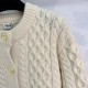CELINE Knit Cardigan 2025 Fall/Winter New Casual Popular Item CELINE Knit Cardigan 2025 Fall/Winter New Casual Popular Item