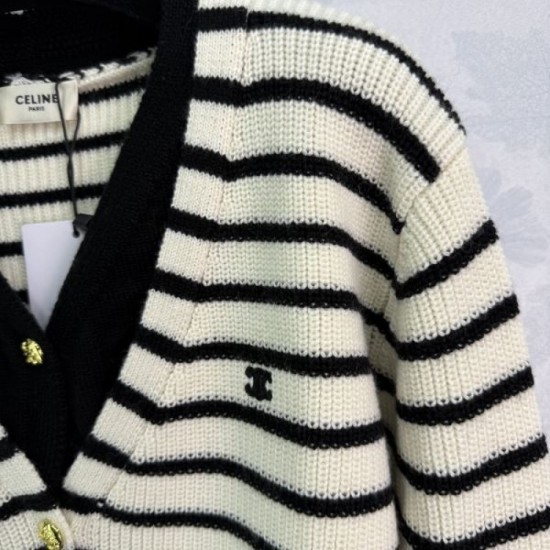 CELINE Knit Cardigan 2025 Autumn/Winter Overseas Limited Arrival New Item CELINE Knit Cardigan 2025 Autumn/Winter Overseas Limited Arrival New Item