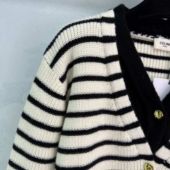 CELINE Knit Cardigan 2025 Autumn/Winter Overseas Limited Arrival New Item CELINE Knit Cardigan 2025 Autumn/Winter Overseas Limited Arrival New Item