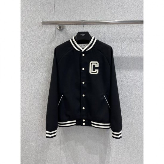 CELINE Celine Baseball Jacket 2025 Autumn/Winter New Brand Standard CELINE Celine Baseball Jacket 2025 Autumn/Winter New Brand Standard