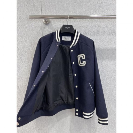 CELINE Celine Baseball Jacket 2025 Autumn/Winter New Brand Standard CELINE Celine Baseball Jacket 2025 Autumn/Winter New Brand Standard