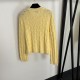 2025FW Knit CHANEL Chanel New Casual Coordination Elegant and gorgeous