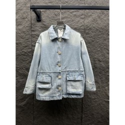 CHANEL Denim Jacket 2025 Autumn/Winter Absolutely Cute New Recommended
