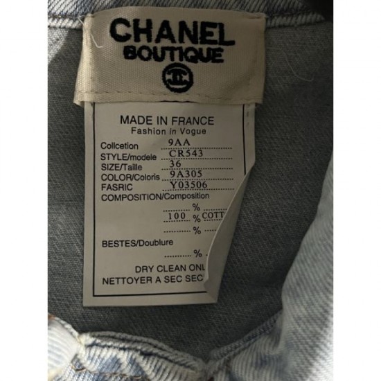 CHANEL Denim Jacket 2025 Autumn/Winter Absolutely Cute New Recommended CHANEL Denim Jacket 2025 Autumn/Winter Absolutely Cute New Recommended