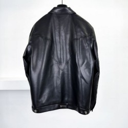 CHROME HEARTS Leather Jacket 2025 Autumn/Winter A new item that expands your fashion range