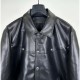 CHROME HEARTS Leather Jacket 2025 Autumn/Winter A new item that expands your fashion range CHROME HEARTS Leather Jacket 2025 Autumn/Winter A new item that expands your fashion range