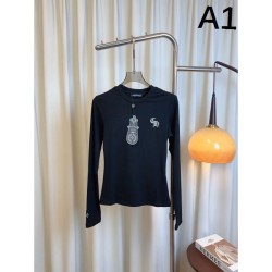 CHROME HEARTS Long Sleeve T-shirt 2025 Fall/Winter Popular Casual Item