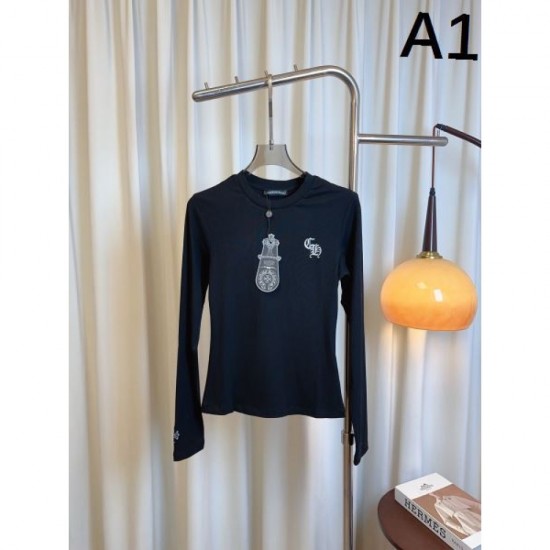 CHROME HEARTS Long Sleeve T-shirt 2025 Fall/Winter Popular Casual Item CHROME HEARTS Long Sleeve T-shirt 2025 Fall/Winter Popular Casual Item
