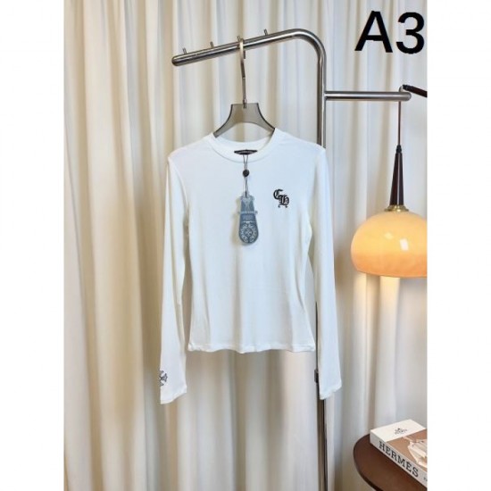 CHROME HEARTS Long Sleeve T-shirt 2025 Fall/Winter Popular Casual Item CHROME HEARTS Long Sleeve T-shirt 2025 Fall/Winter Popular Casual Item