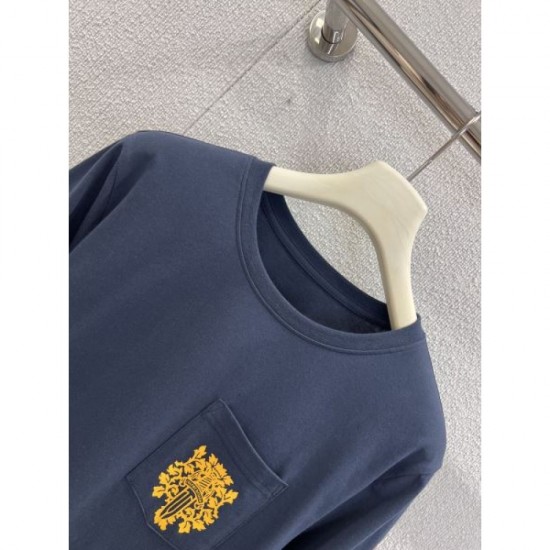 CHROME HEARTS Long Sleeve T-shirt 2025 Fall/Winter New Fall/Winter Color Check CHROME HEARTS Long Sleeve T-shirt 2025 Fall/Winter New Fall/Winter Color Check
